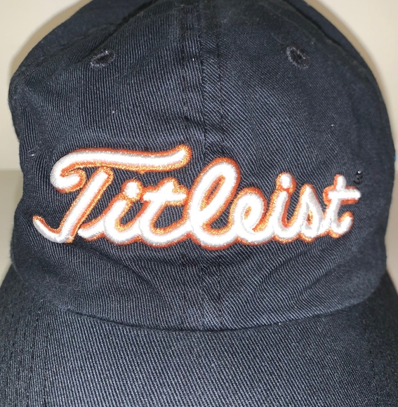 TITLEIST GOLF Adjustable Hat Cap Black - Picture 3 of 8